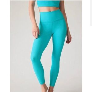 Athleta High Rise Elation Ribbed Tight Leggings